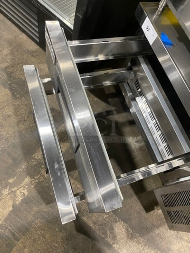 COLDLINE All Stainless Steel Refrigerated 36 Inch 2 Drawer Chef Base! Model CB36! On 
Casters! - Image 6 of 9