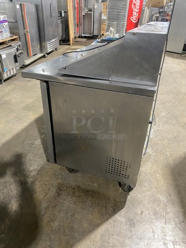 True Commercial Refrigerated Sandwich Prep Table! With 2 Door Underneath Storage Space! With Poly Coated Racks! All Stainless Steel! On Casters! Model: TSSU6024MBST SN: 7771911 115V 60HZ 1 Phase - Image 2 of 8