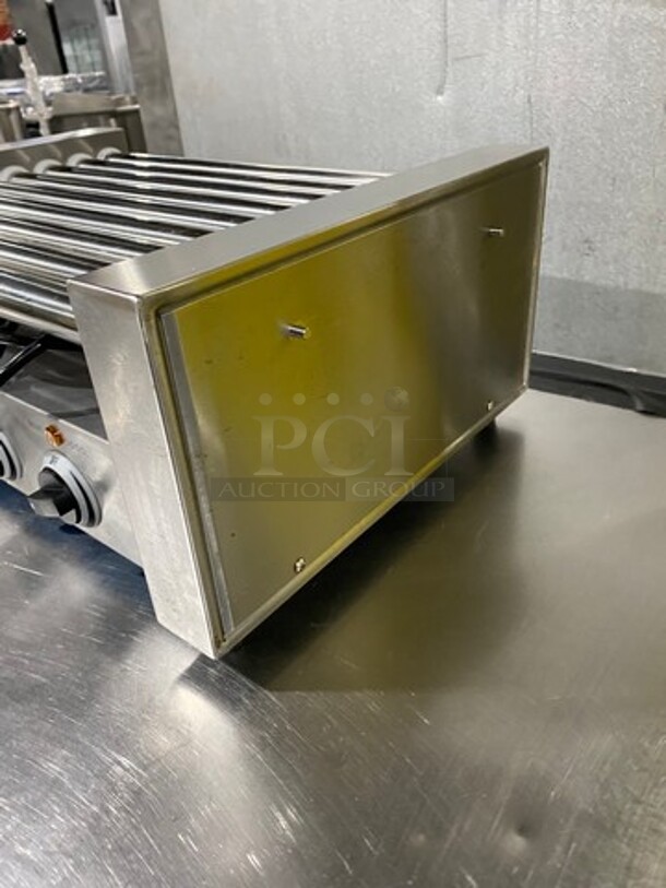Adcraft Commercial Countertop Hot Dog Roller Grill! All Stainless Steel! Model: RG09 SN: 05150170079 120V - Image 3 of 8