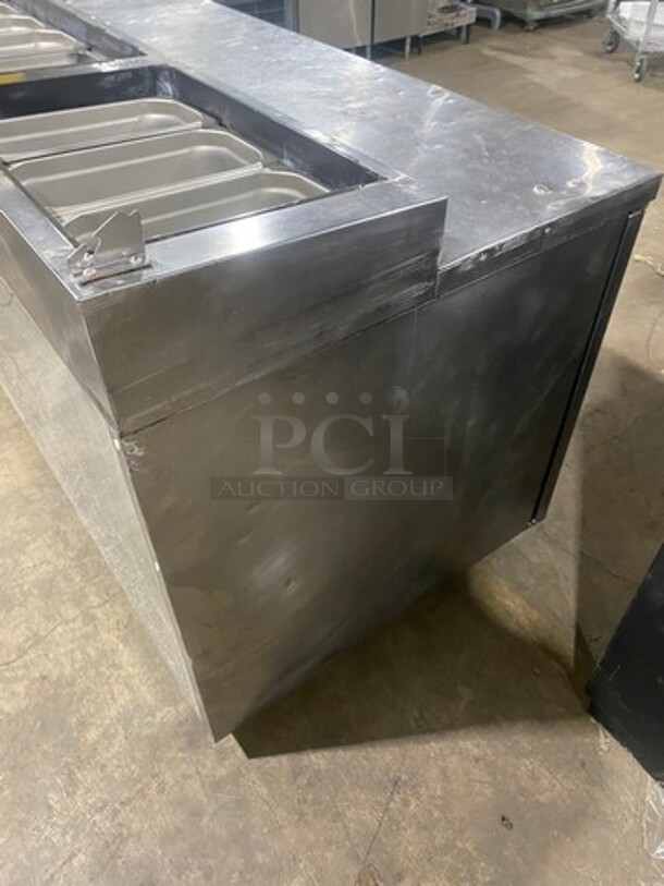 True Refrigerated Pizza Prep Table! With 3 Door Refrigerated Underneath Storage Space! All Stainless Steel! Model TPP93 Serial 6949372! 115V 1 Phase! - Image 4 of 10