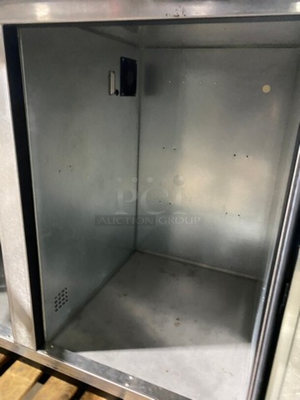 NICE!  Fagor Commercial 2 Door Bar Back Cooler! With View Through Doors! All Stainless Steel! Model: FBB59SDT SN: 13040002M 115V 60HZ 1 Phase - Image 6 of 10