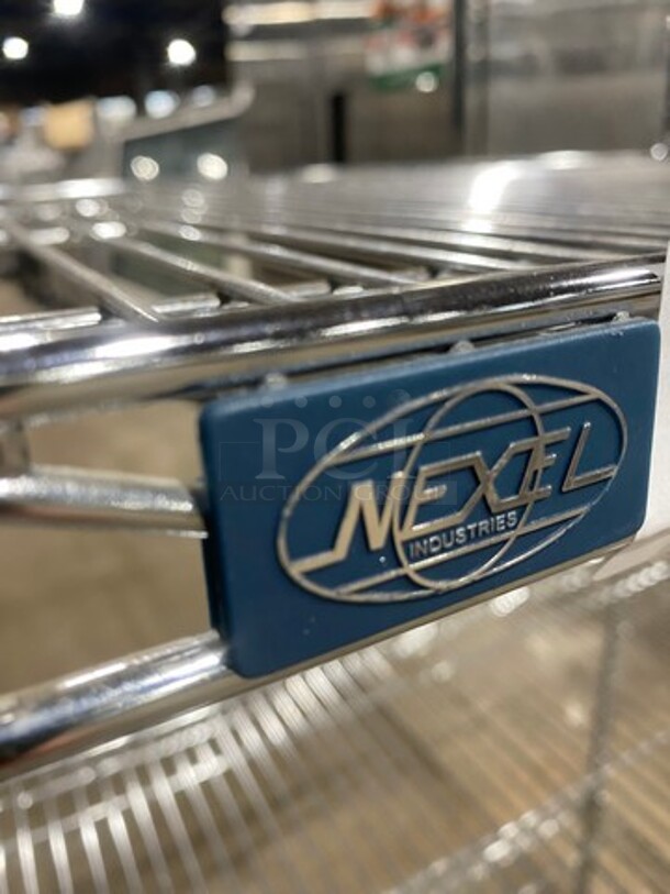 Nexel Commercial Metal 4 Tier Shelf! BUYER MUST DISMANTLE! PCI CANNOT DISMANTLE FOR SHIPPING! PLEASE CONSIDER FREIGHT CHARGES! - Image 5 of 5