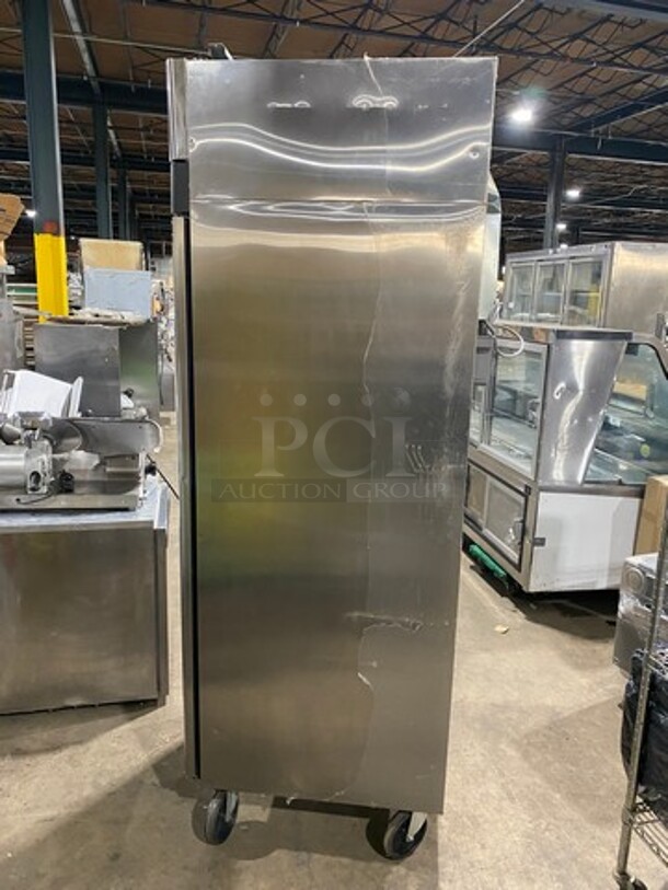 Turbo Air Commercial Single Door Reach In Freezer! All Stainless Steel! On Casters! Model: M3F241 SN: M3F2L7Z126 115V 60HZ 1 Phase - Image 2 of 9