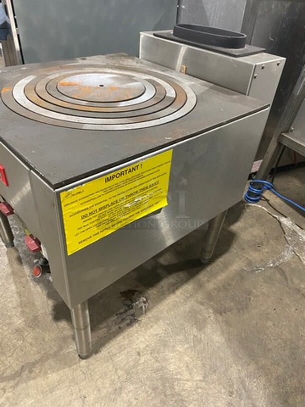 WOW! BRAND NEW! NEVER USED! Vulcan Commercial Natural Gas Powered 5 Ring Jet Burner Stock Pot! All Stainless Steel! On Legs! Model: SPR10005 SN: 481079555RS - Image 3 of 10