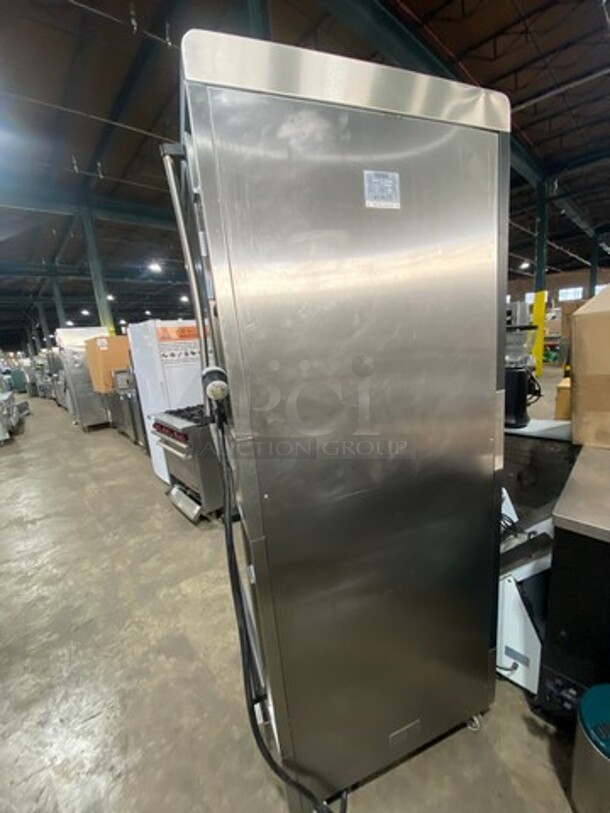 WOW! Hobart Commercial Electric Powered Rotisserie Machine! With Lower Food Warmer! All Stainless Steel! On Casters! Model: HRW330 SN: 750004202! 208V 60HZ 3 Phase! - Image 4 of 11