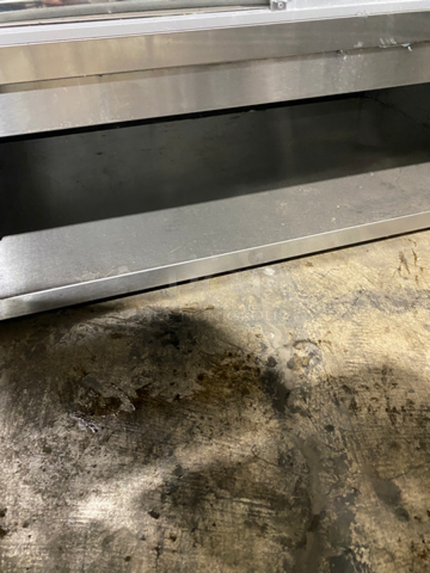 Commercial Countertop Dry Display Case Merchandiser! With Slanted Front Glass! With Rear Access Doors! Stainless Steel Body! - Image 7 of 7
