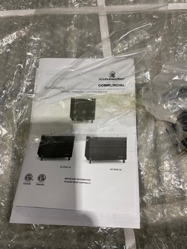 COOL! NEW! SCRATCH-N-DENT! Kelvinator Commercial Refrigerated Milk Cooler! Stainless Steel Body! On Casters! Model: KCHMC58 SN: 91610040 115V - Image 8 of 12