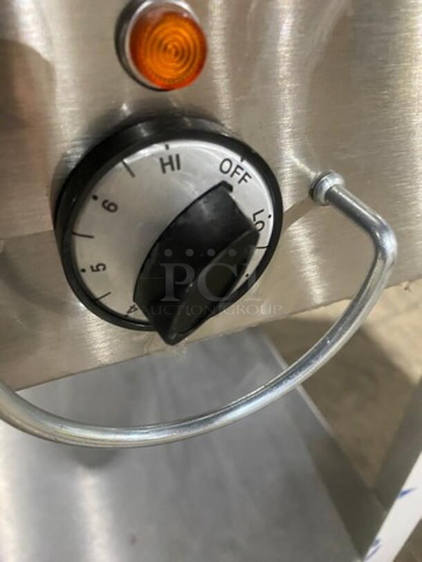 Duke Commercial Electric Powered 3 Well Steam Table! With Storage Space Underneath! All Stainless Steel! On Casters! Model: E303M SN: 12063086 208V 60HZ 3 Phase - Image 9 of 11