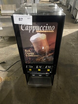 Curtis Commercial Countertop Hot Beverage Dispenser! Model: PC3D1001 SN: 10296999 120V 60HZ 1 Phase