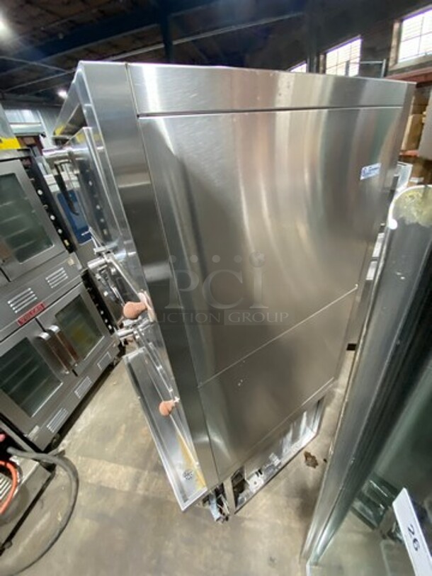 Commercial Gas Powered Cabinet Steamer! All Stainless Steel! On Legs! - Image 2 of 8