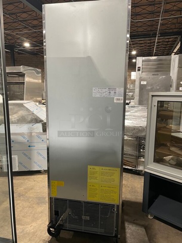 COOL! NEW! LATE MODEL! Maxx Cold Commercial Single Door Reach In Freezer! With Poly Coated Racks! All Stainless Steel! On Casters! Model: MXSF23FDHC SN: S201932241 115V 60HZ 1 Phase - Image 3 of 9