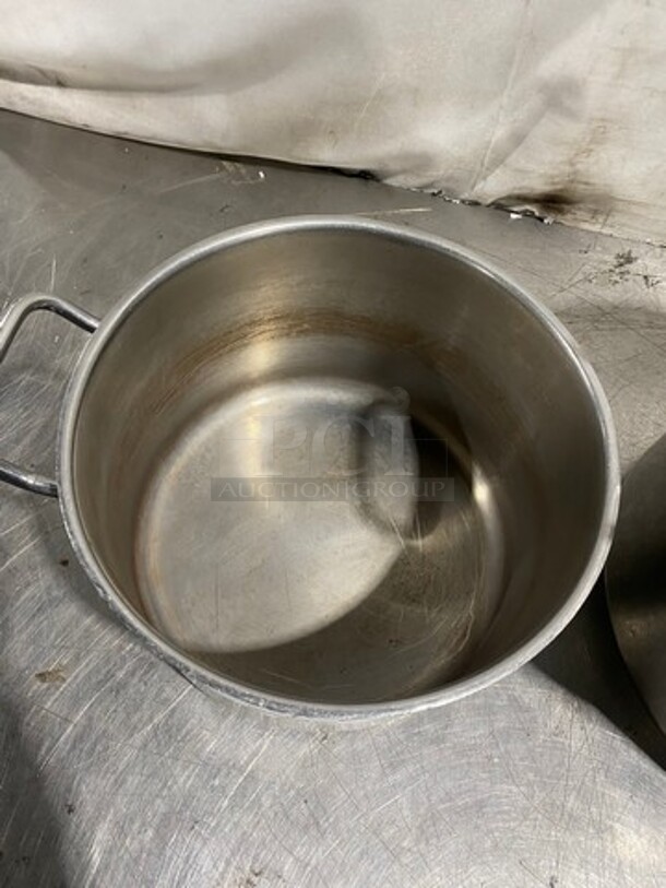 Metal Stock Pots! With Single Side Handle! 2x Your Bid! - Image 3 of 7
