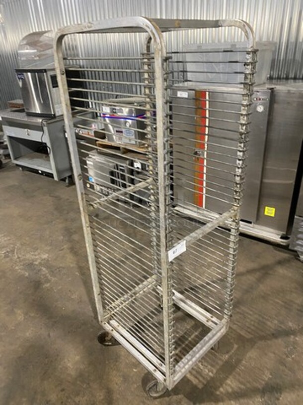 Metal Commercial Pan Transport Rack! On Casters! - Image 5 of 5