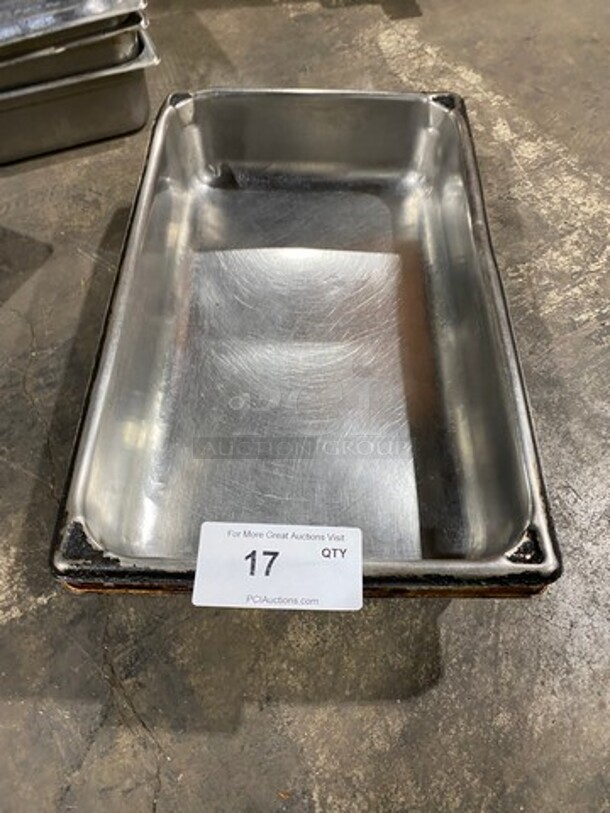 ALL ONE MONEY! Commercial Steam Table/ Prep Table Food Pans! All Stainless Steel! - Image 1 of 3