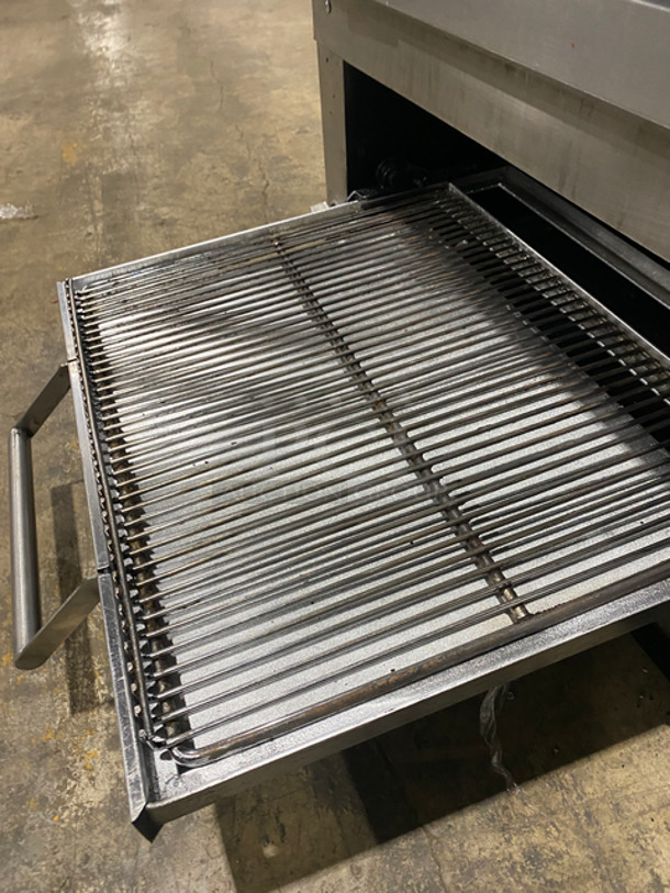 NICE! Commercial Natural Gas Powered Flat Griddle! With Salamander Underneath! With Side And Back Splashes! All Stainless Steel! - Image 8 of 9