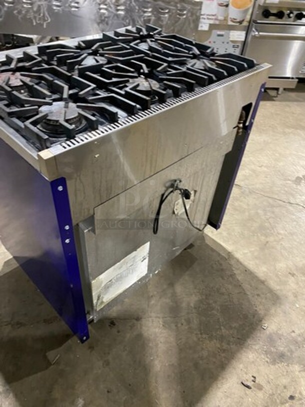 Viking Gas Powered 6 Burner Stove! With Full Size Oven Underneath! All Stainless Steel! - Image 5 of 10
