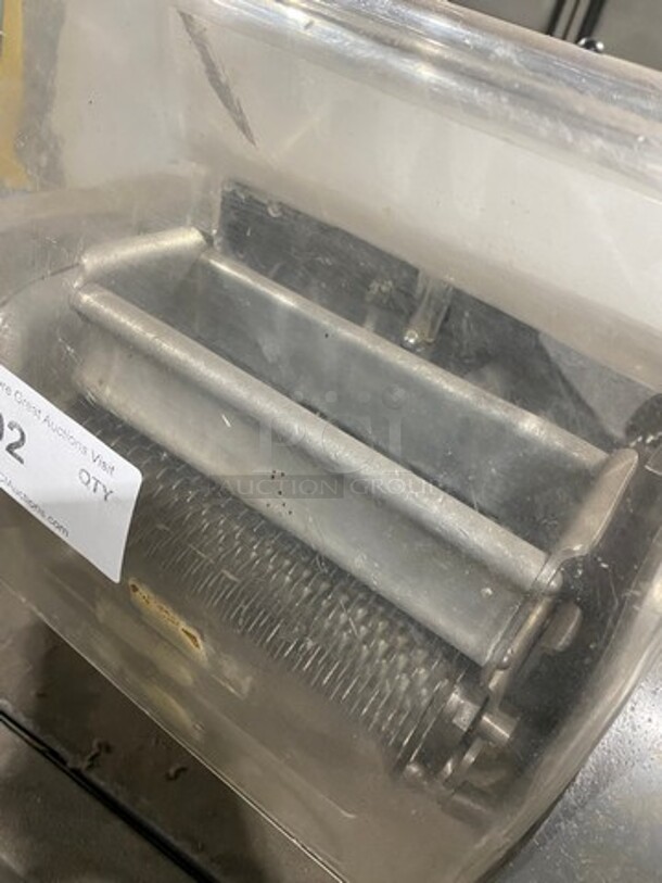 US Slicing Machine Commercial Countertop Meat Tenderizer Machine! Stainless Steel Body! Model: 703 115V 1 Phase - Image 5 of 8