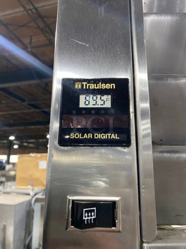 TRAULSEN 2 Door Reach In  Refrigerator! All Stainless Steel W/ Poly Coated Racks! On Legs! Model SG20010  Serial T955280A98 115V/60Hz/1 Phase - Image 8 of 9