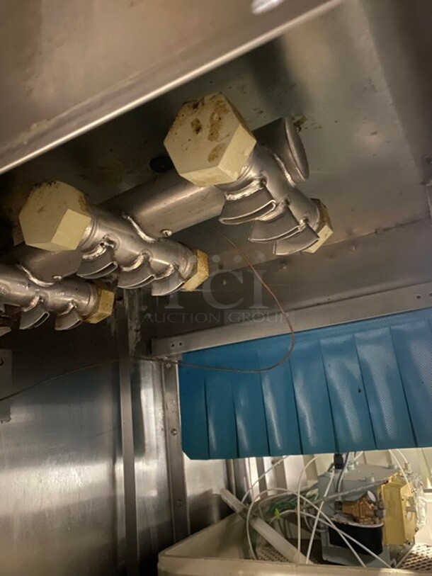 FAB! Hobart Commercial Heavy Duty Conveyor Dishwasher! On Legs! All Stainless Steel! Model: CRS66 SN: 12129752EL 200/230V 60HZ 3 Phase - Image 7 of 12