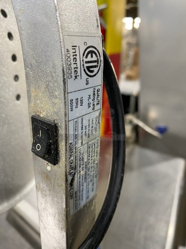 Qualite Commercial Heat Lamp! Model: HL2A SN: HL2A201906050897 120V - Image 7 of 7