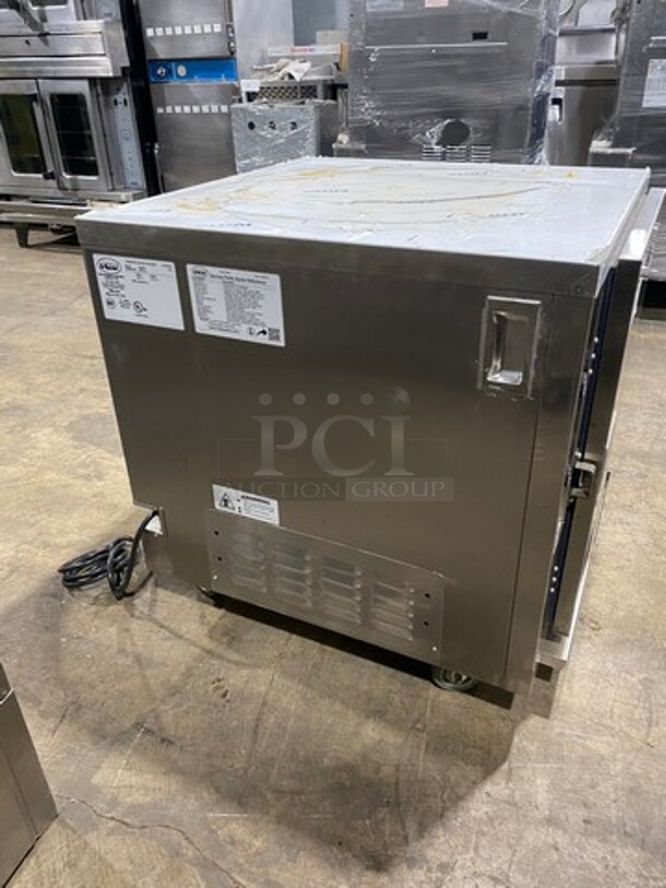 Fabulous Barely Used 2018 fWE Under The Counter Food Warming/Holding Cabinet! All Stainless Steel! Working When Removed! MODEL MTU4 SN:185603101 120V  - Image 2 of 8