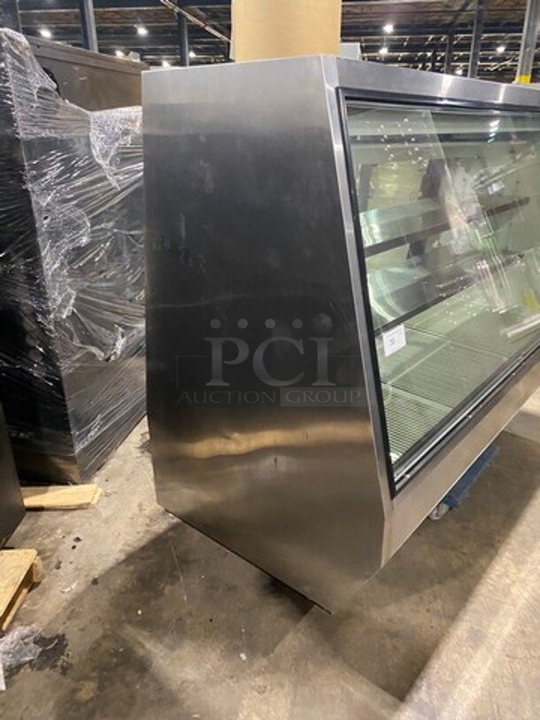 True Commercial Refrigerated Deli/Bakery Display Case! With Slanted Front Glass! With Sliding Glass Rear Access Doors! All Stainless Steel! Model: TDBD722 SN: 13739133 115V 60HZ 1 Phase - Image 2 of 9