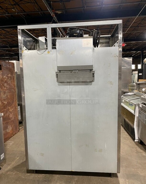 Turbo Air Commercial 2 Door Reach In Freezer! With Poly Coated Racks! Solid Stainless Steel! Model: M3F472 SN: M3F4L76034 115V  - Image 3 of 10