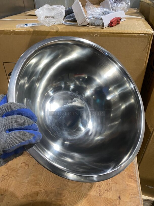 NEW! Choice 8QT Standard Weight Mixing Bowls! 3x Your Bid! MODEL 176MXBSS8 - Image 5 of 6