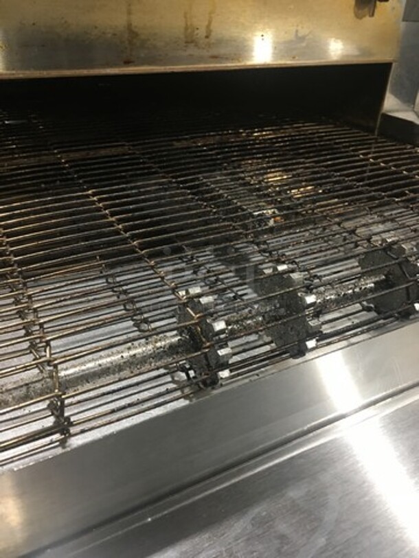 AMAZING! LATE MODEL! Vollrath Commercial Countertop Electric Powered Conveyor Pizza/ Baking Oven! On Legs! On Equipment Stand! With Storage Space Underneath! All Stainless Steel! On Casters! Model: JPO18 SN: L06001389542001 240V! Working When Removed! - Image 6 of 11