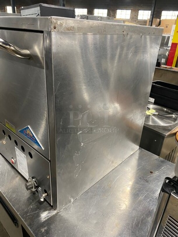 Castle Commercial Natural Gas Powered Pizza/ Baking Oven! All Stainless Steel! Model: P019 SN: 3L21 - Image 2 of 8