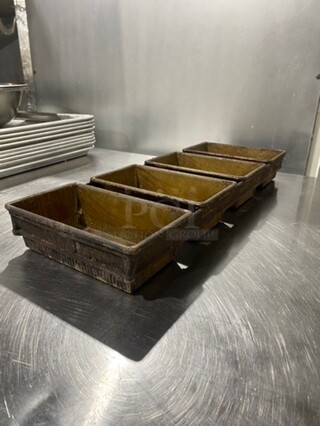 Metal Bread Baking Pans! 4x Your Bid!
