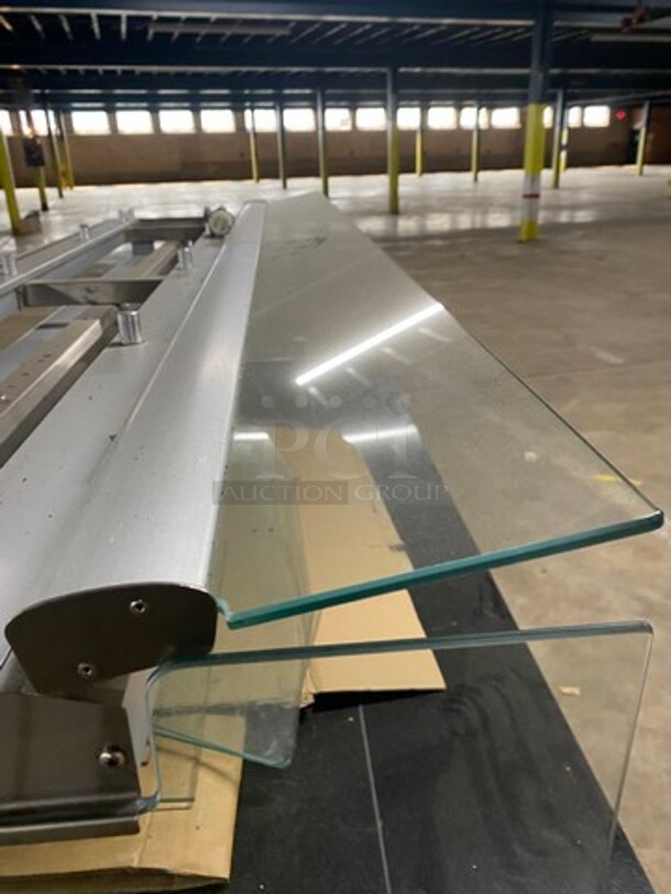 Amtekco Commercial Marble Top Heated Pizza Display Case! With Sneeze Guard! 120/208V 1 Phase - Image 7 of 10