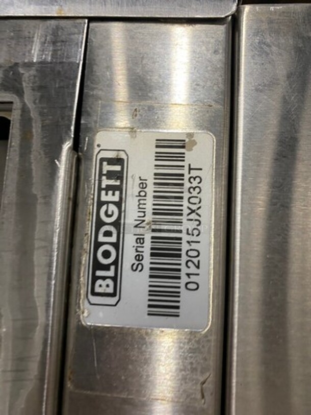 Sweet! Blodgett Double Full Size Natural Gas Powered Boilerless Combi Oven! Model   BX-14G! All Stainless Steel  On casters! 130,000 BTU Double-Stack! 2 X Your Bid Makes One Unit!  - Image 8 of 10