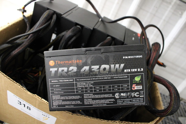 9 Thermaltake TR2 430W Power Supplies! 5.5x6x3.5. 9 Times Your Bid!