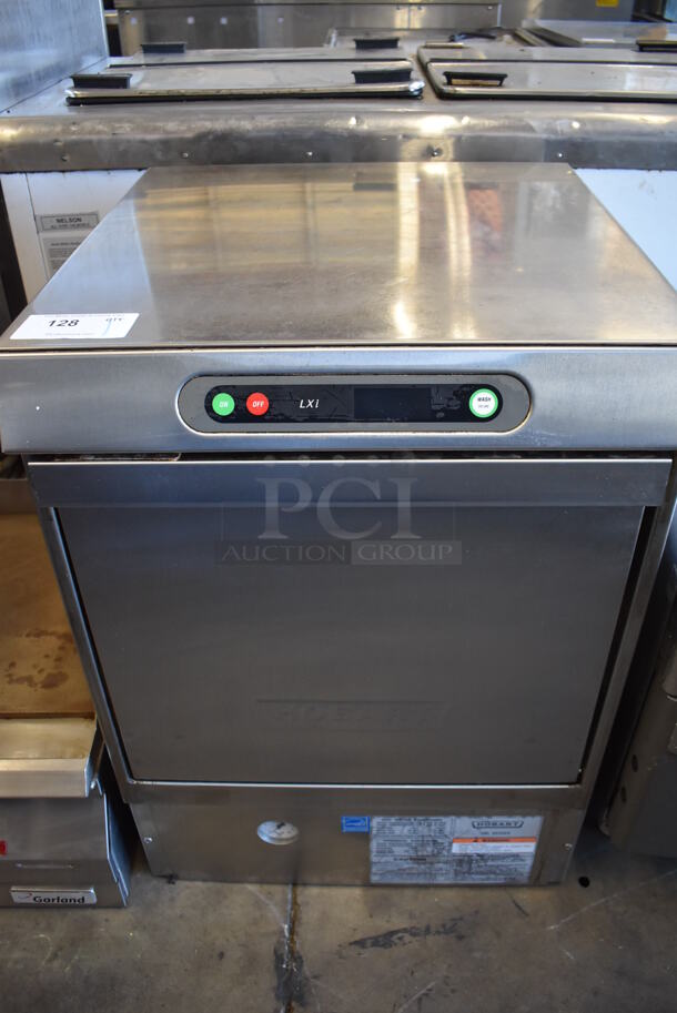 Hobart LXIH Stainless Steel Commercial Hi Temp High Temperature Undercounter Dishwasher. 120/208-240 Volts, 1 Phase. 24x26x34