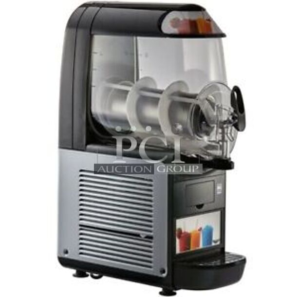BRAND NEW IN BOX! Vollrath VCBF118-37 Metal Commercial Countertop Single Hopper Slushie Machine. 2.6 Gallon Capacity. 115 Volts, 1 Phase. Tested and Working! - Image 1 of 4