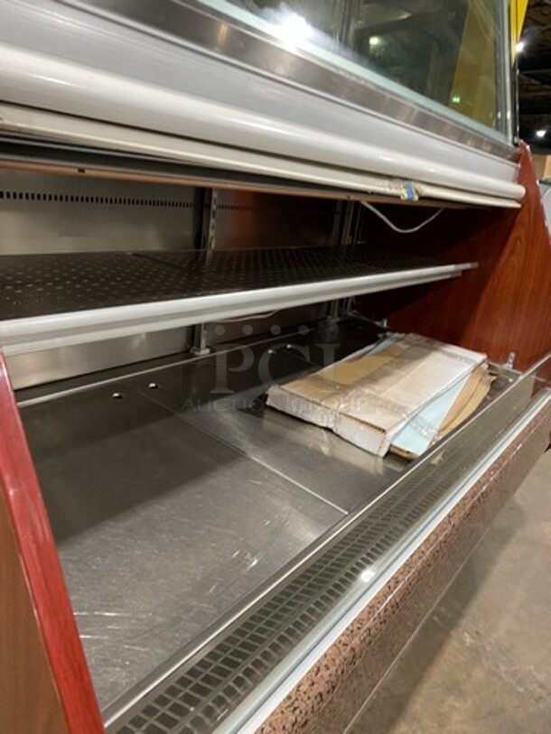 COOL! Kinco Commercial Refrigerated Open Grab-N-Go Display Case Merchandiser! With Front Cover! With Top Refrigerated Closed Display Case Merchandiser! With Rear Access Doors! 220V 60HZ 1 Phase - Image 6 of 10