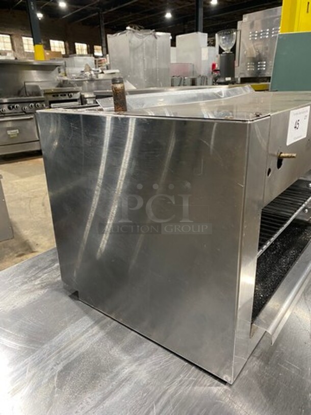 Commercial Countertop Natural Gas Powered Cheese Melter! All Stainless Steel! - Image 2 of 7