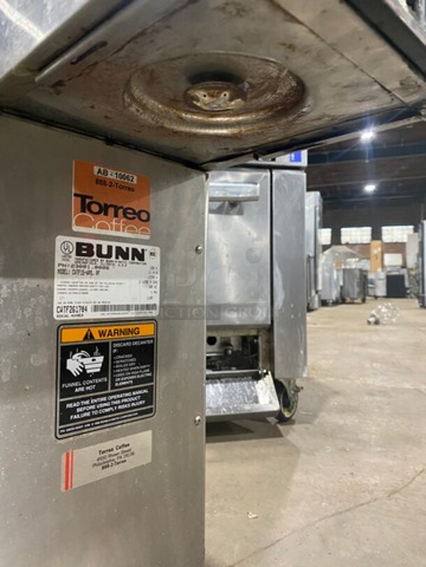 Bunn Commercial Countertop Coffee Brewing Machine! With Hot Water Dispenser! All Stainless Steel! Model CWTF15-APS Serial CWTF261704! 120V 1Phase! - Image 6 of 9