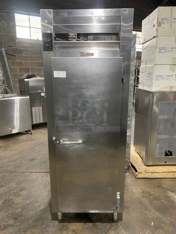 Traulsen Commercial Single Door Reach In Freezer! All Stainless Steel! On Legs! Model: RLT132WUT SN: 165808 115V 60HZ 1 Phase