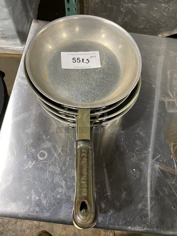 Assorted Stainless Steel Frying Pans! 5x Your Bid!
