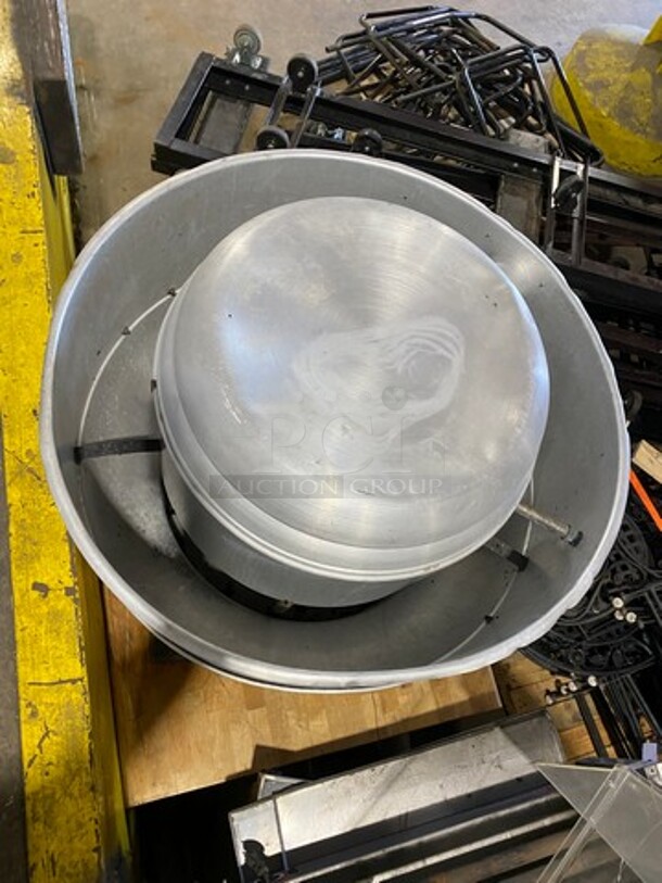 Flo Aire Commercial Rooftop Mushroom Exhaust Fan! All Stainless Steel! - Image 3 of 7