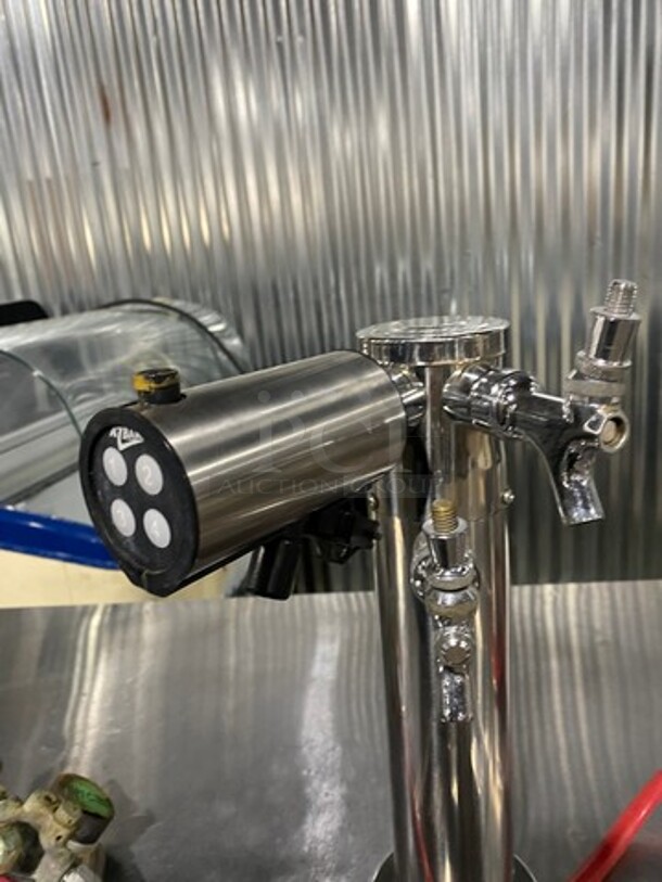 True Commercial Refrigerated Dual Tower Kegerator! With 2 Door Storage Space Underneath! Model: TDD3 SN: 7972713 115V 60HZ 1 Phase - Image 9 of 12