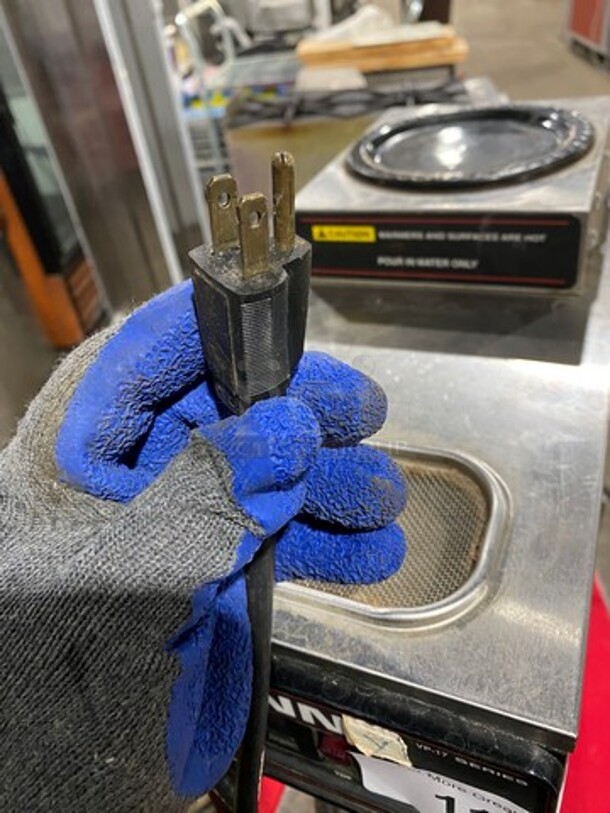 Bunn Commercial Countertop Coffee Maker! With 2 Coffee Pot Warmers! All Stainless Steel! Model: VP172 SN: VP17079260 120V 60HZ 1 Phase - Image 6 of 8