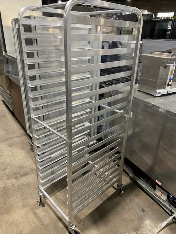 Metal Commercial Pan Transport Rack on Commercial Casters! - Image 4 of 5