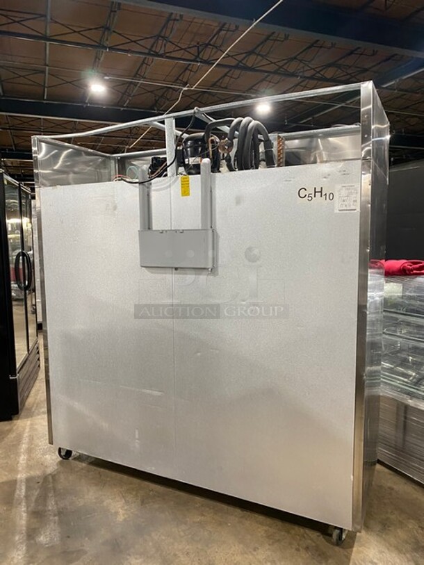 2018 Atosa 3 Door Stainless Steel Freezer! With 9 Racks! On Castors! Working When Removed! MODEL MBF8003 SN: MBF8003AUS100318050800C40004 115V 1PH - Image 4 of 10