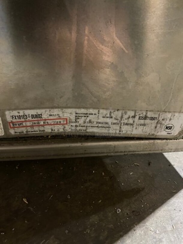 Angelo Po Commercial Combi Convection Oven! With Digital Controls! With View Through Door! Metal Oven Racks! All Stainless Steel! Model: FX101E30UX02 SN: 83588113501 208V 60HZ 3 Phase - Image 10 of 12