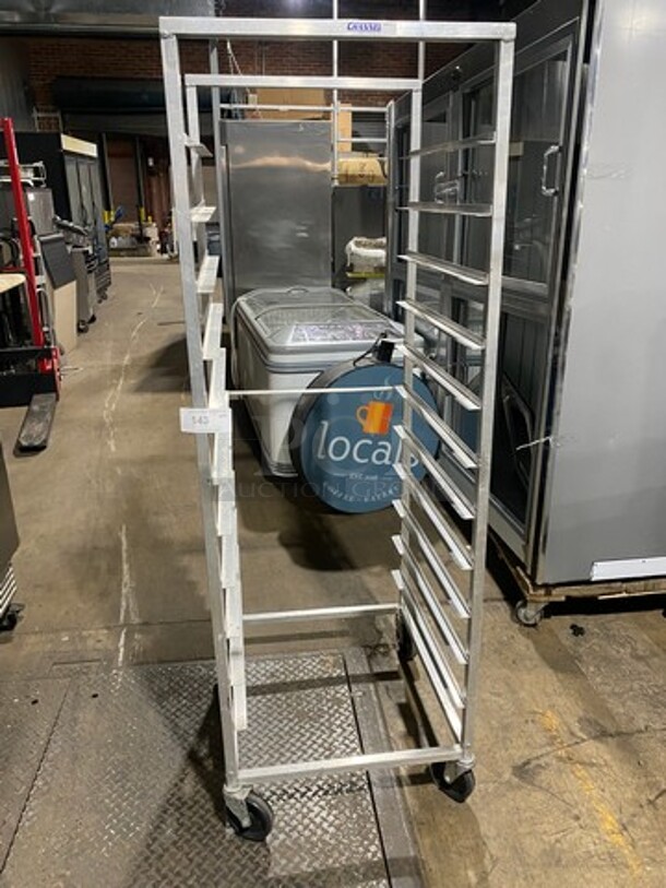 Metal Commercial Pan Transport Rack! On Casters! - Image 1 of 4
