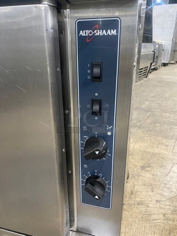 Alto Shaam Commercial Natural Gas Powered Double Deck Convection Oven! With Metal Racks! Solid Stainless Steel! On Casters! 2x Your Bid Makes One Unit! - Image 8 of 11