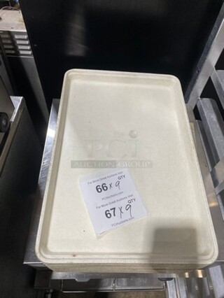 Market Tray Poly Food Serving Trays! 9x Your Bid!